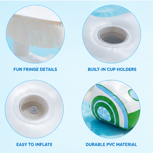 "The Float Paw" Dog Inflatable water Float