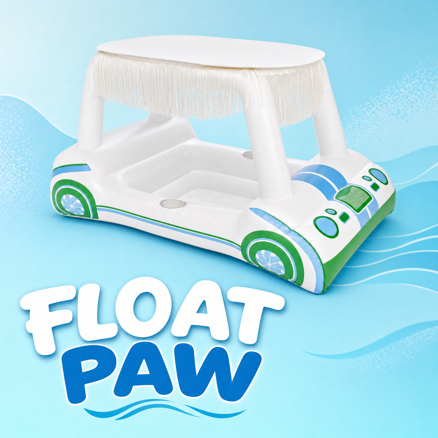 "The Float Paw" Dog Inflatable water Float